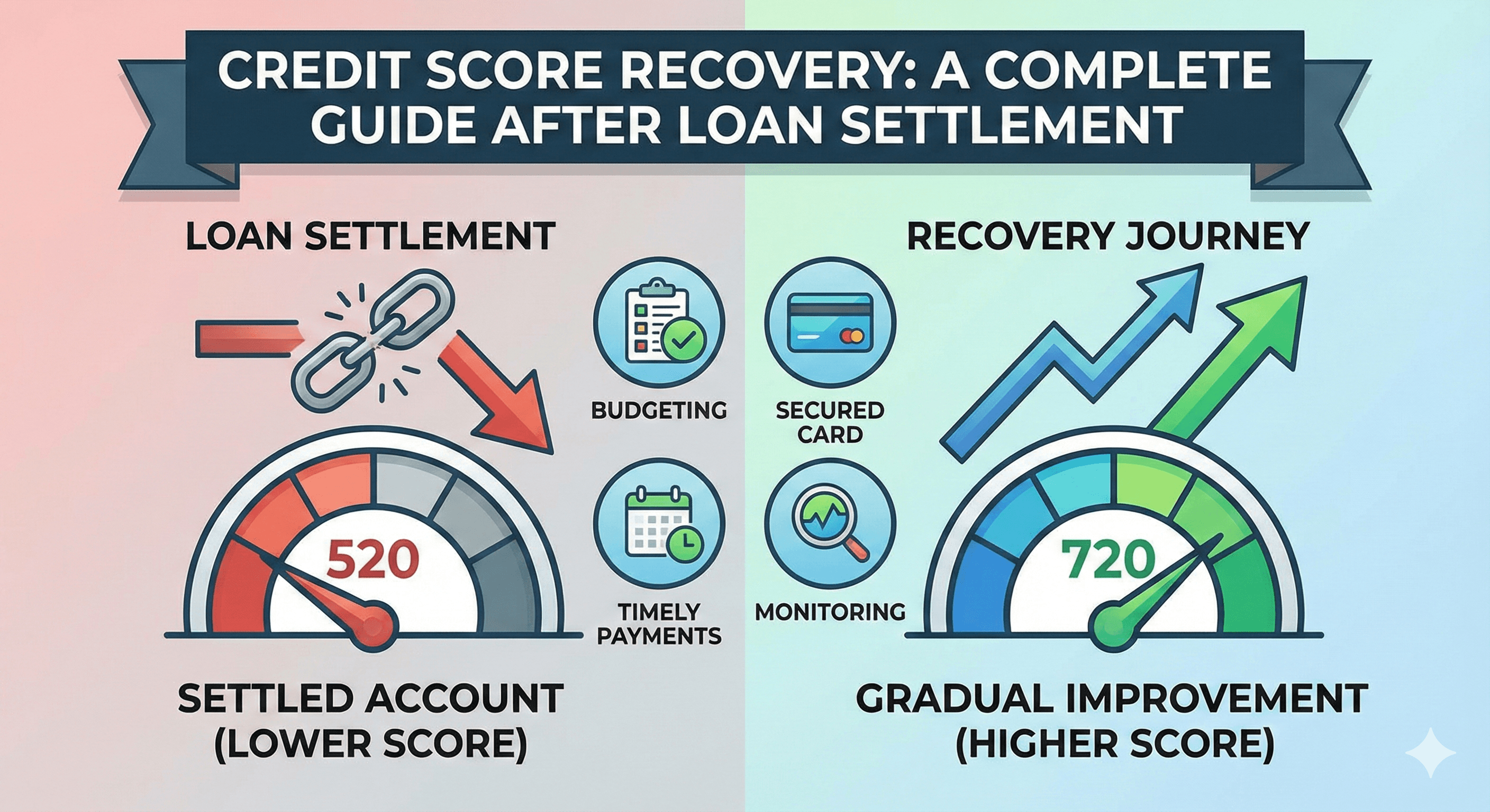 Recover Credit Score After Loan Settlement Loan Se Azadi
